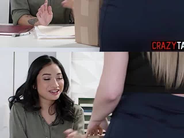 Hot large ass chick Helena Locke enjoyed hawt snatch licking and fbutt slaming