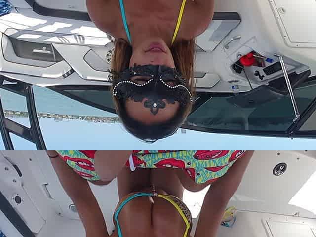 Fit MILF's Blowjob on Private Yacht