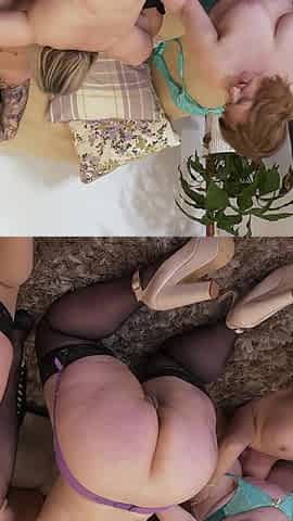 7 MILF lesbian orgy