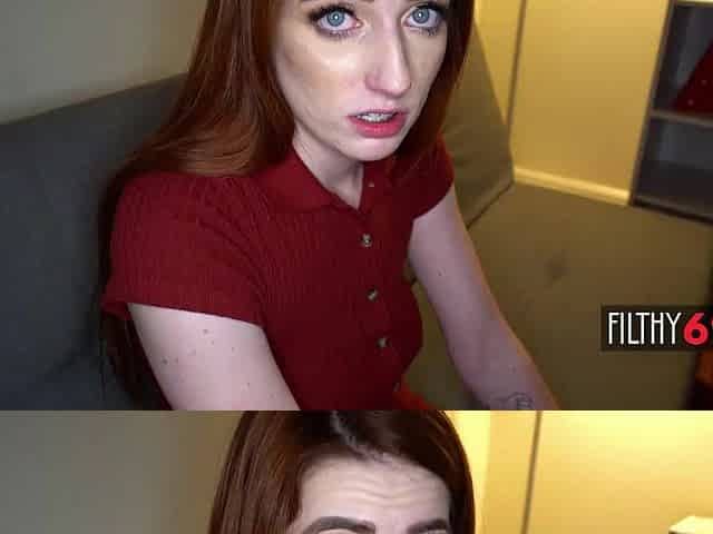 Hawt redhead let her stepbro bang her moist twat
