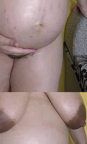 9 Month Pregnant Wife Try Seduce You for No-condom Fast Sex - Milky Mari