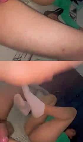 Latin babe college beauty with a large ass rides nonstop