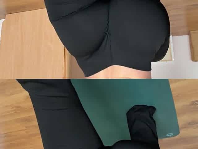 This Moist Booty Yoga gal merely craves to stretch her Twat on a Large Dick