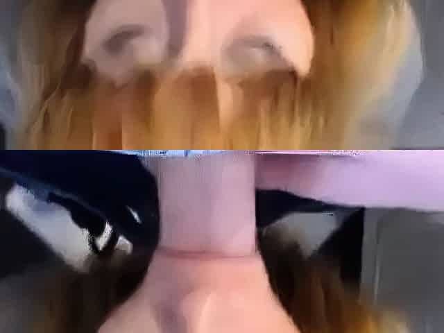 Webcam Girl Gives an Amazing Blowjob