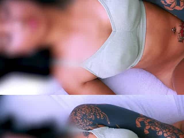 Hard Fucking That Sexy Tattooed College Girl