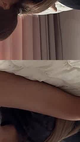 18 Year Old Gets a Huge Facial in Front of Her College Roommate!!