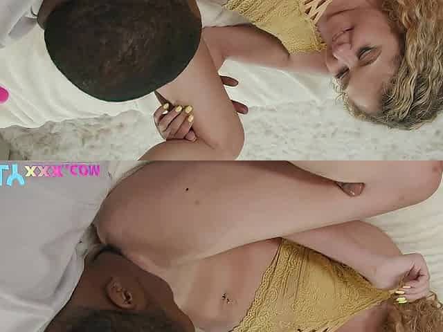 Stepfather Catches Stepdaughter Masturbating