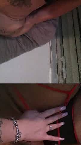 Nice-looking Cutie With Lengthy Hair Jerks Off Weenie and Takes Off Her Shirt For Cleavage Tease