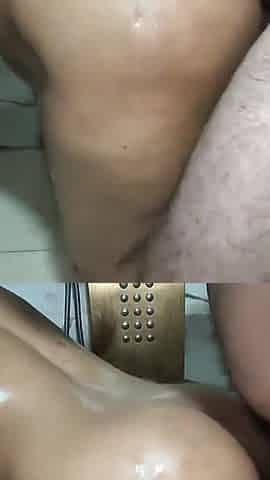 Egyptian Sharmota Getting Anal Sex in Shower Fuck My Wife Ass