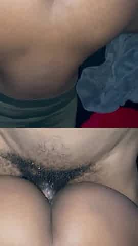 Black baddie gets creamy
