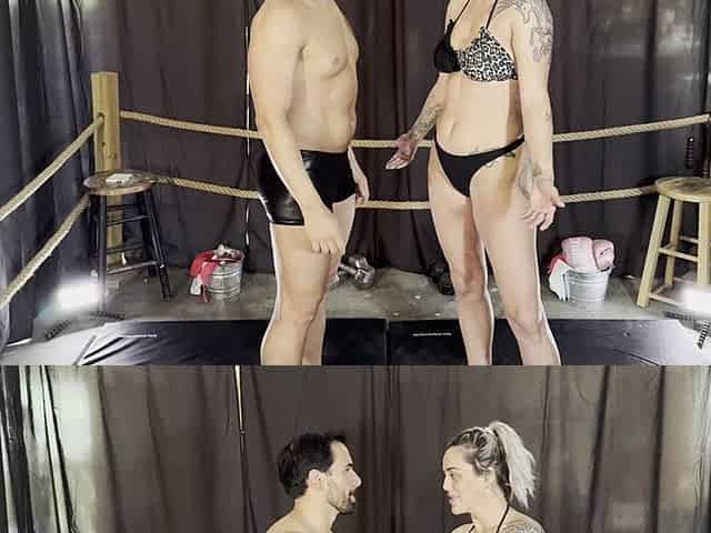 Andi Vicious Vs Sam Stout in a Intense Topless Boxing Battle