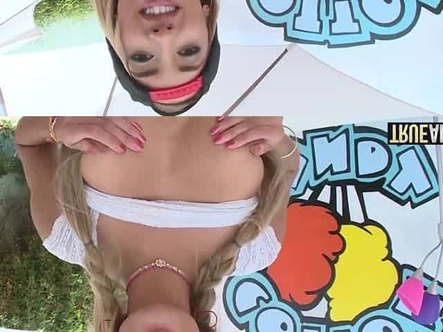 TRUE ANAL Chloe Amour In Pigtails And Booty Banged