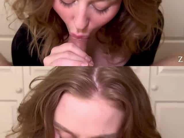 Unfathomable amateur oral-job