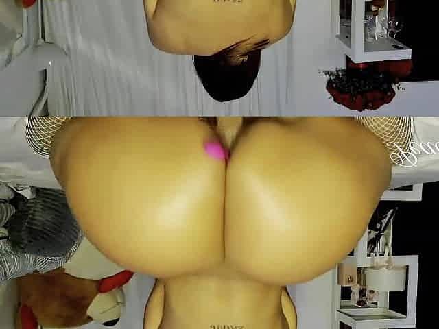 large booty riding large knob