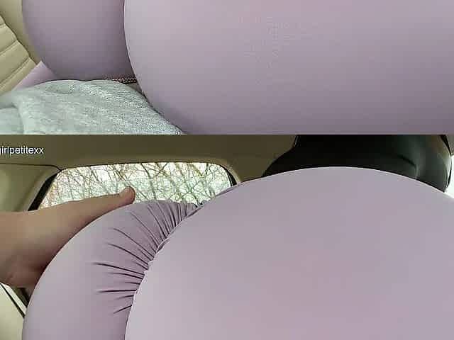 Grinding on My Stepbrother's Rod Risky in the Car