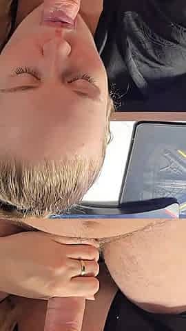 Gamer Gets Unexpected Surprise Blowjob From His Horny Wife
