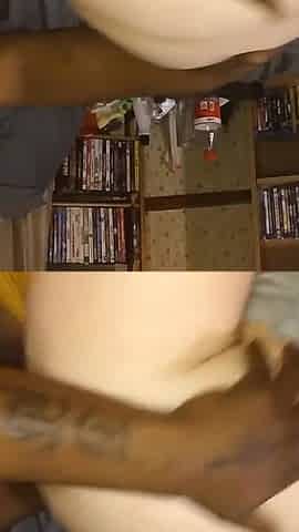 Chubby Tattooed Slut Gets Creampied