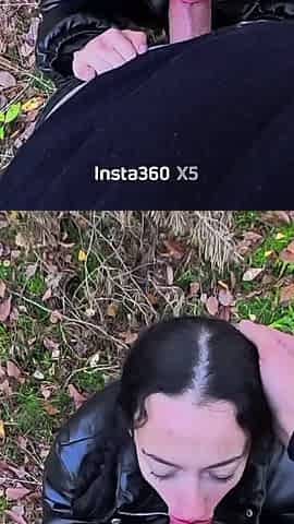 Horny 18 Years Old Schoolgirl Got Lost in the Forest I Fuck Her Hard in All Holes