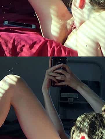 Fetish brunette lesbian licks and fingers sweet pussy