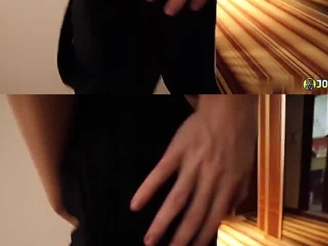 JohnTronX - Smokin' hawt Oriental sweetheart in ebony underware likes booty slam so much