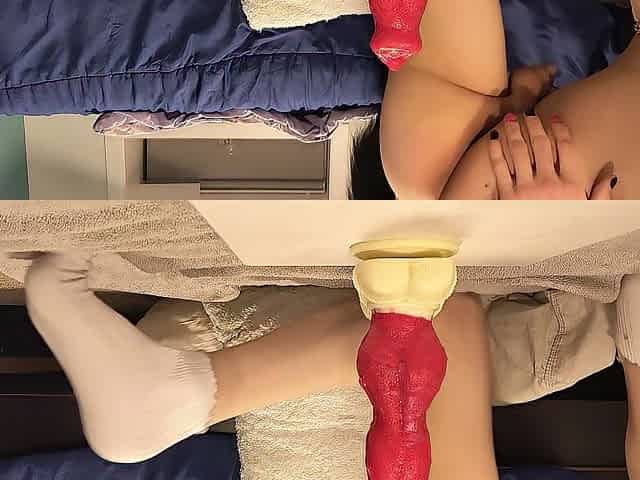 [ Yiff Femboy ] - splashing cum whilst being knotted