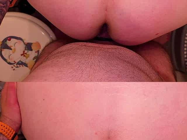 Step Mom Caught Step Son with Boner While Cleaning and Helped Him Cum on Her Big Round Ass