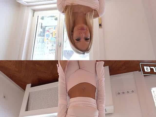 BJRAW Blond bombshell Candee Licious wishes a facial