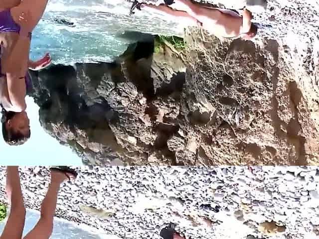 Slut Gets Pussy Fucked On A Beach With Zoe Nil