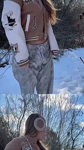 Orgasmic Walk in the Snow