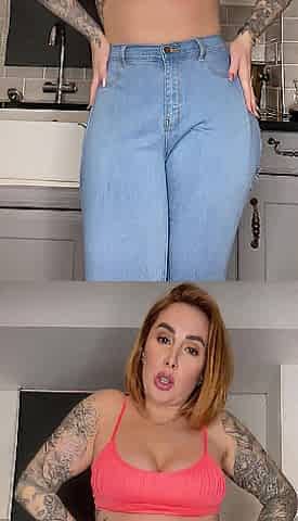 Paige desires u back so whilst your girlfriend is out this babe's plan to tease u with her astounding butt