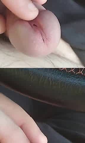 I stroke in car in public place. Mad climax on the touch and flash my jock