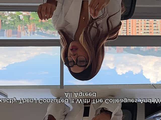 My Doctor Couldn't Resist Fucking Me and Swallowing My Cum in His Office! -abella Olsen