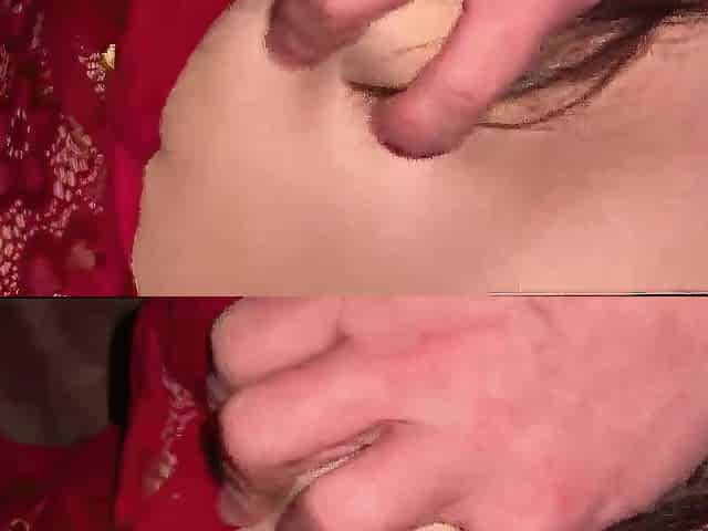 Curly Snatch pounded from behing pov & close up
