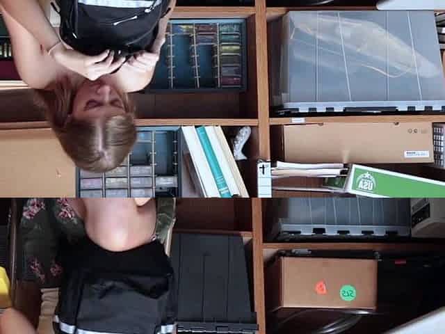 Store officer licks and fucks teen shoplifters tight pussy