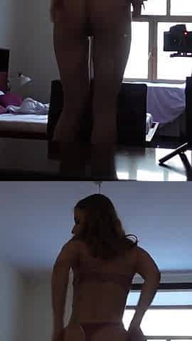Recording sex videos of myself in the mirror