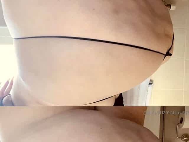 Hot amateur girlfriend ass fucked with fat dick on tape