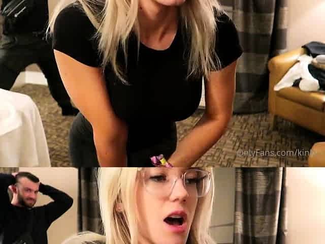 MILF blonde live toys webcam show in shower
