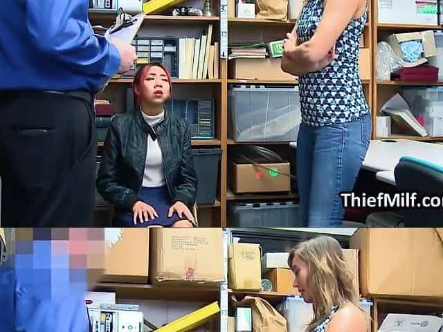 Officer enjoys priceless Oriental mother i'd like to fuck cunt on his desk