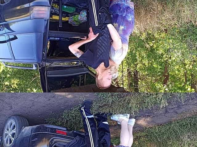 In the Park, I Fuck My Neighbor in Her Pussy Doggy Style, Then in Her Mouth and Cum Twice in a Minute