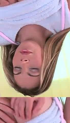 Busty Babe Gets Her Pussy Smashed by a Guy After She Sucks a Toy and His Big Balls