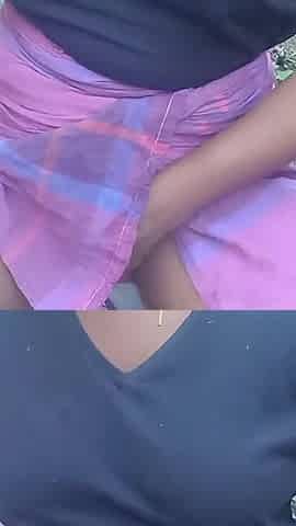Squeezing My Boobs Twisting My Nipples Peeing Outdoors