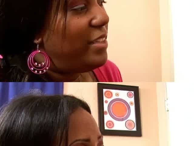 Chubby Ebony BBW Janae Foxx Sucks Him Dry