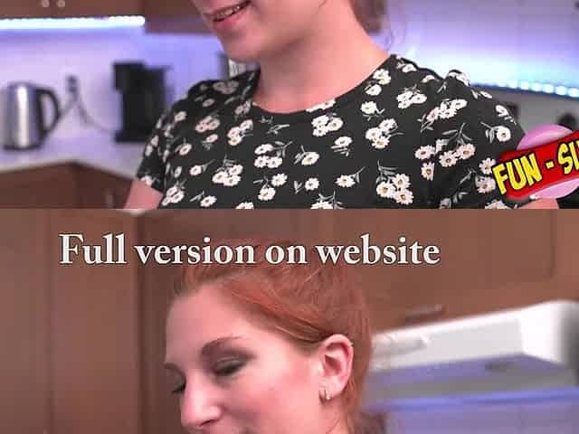 FunSize Teens - A Small RedHed mother I'd like to fuck is Screwed Hard in the Kitchen