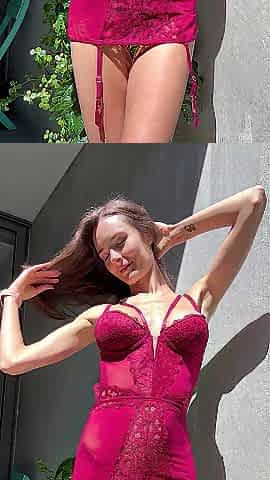 Valentines Day Underware Striptease Aussie mother I'd like to fuck