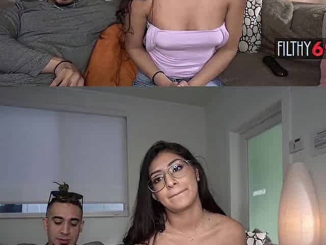 Geek sweetheart charming assured this babe can handle a large jock