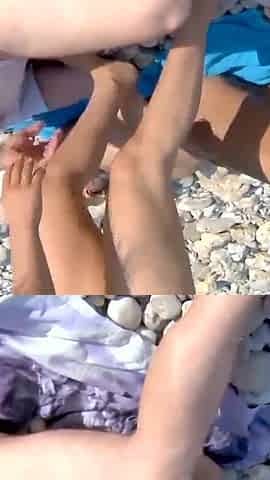Hot blonde milf is getting slammed outdoors