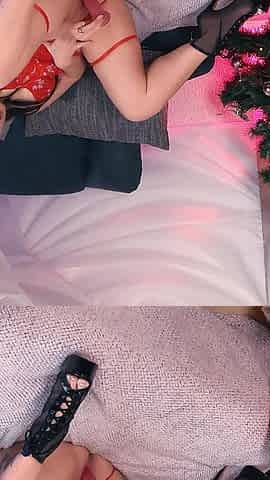 I'm on the naughty list, Santa cums inside me and I get a Tantaly sex doll!