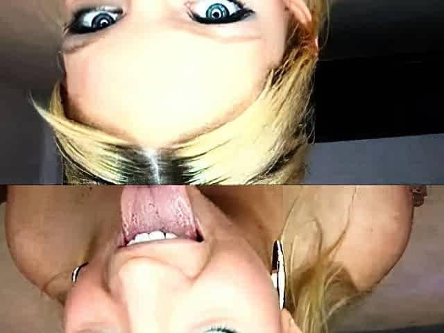 Hot amateur blonde blowjob in HD