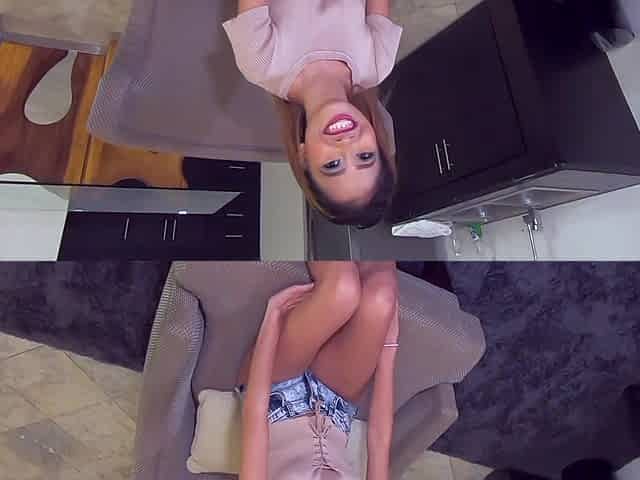 Tiny Filipina girl will do anything for a job