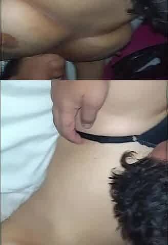 Married woman having sex out of a jo-bag with 2 of her spouse's allies.